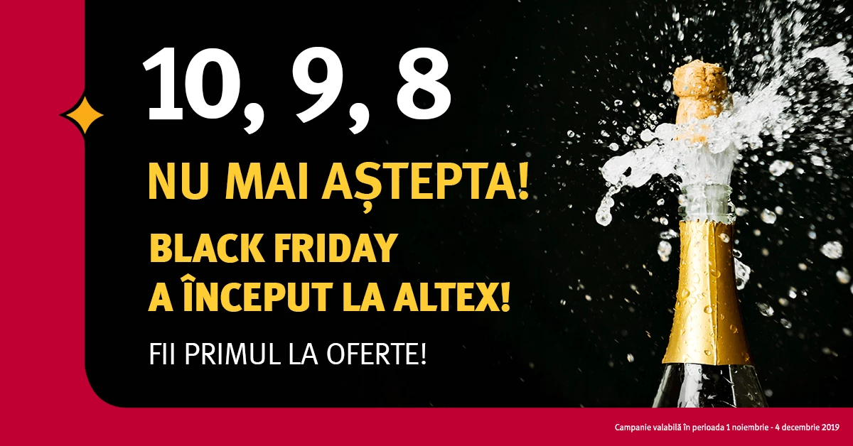 Black Friday la Altex